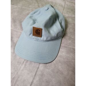NWOT Carhartt Canvas Odessa Adjustable Strapback Hat Powder Blue
